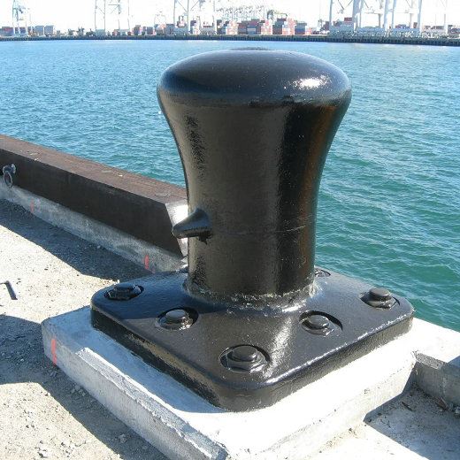 150t mooring bollard single bitt