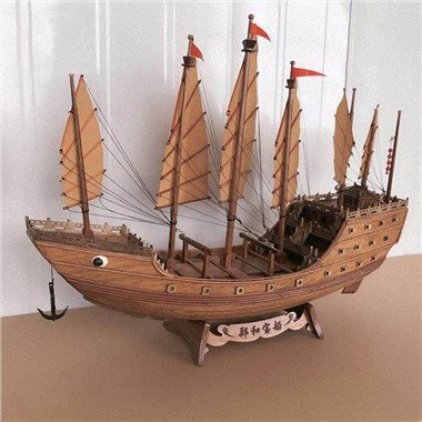 Ročno izdelan model ladje Zheng He